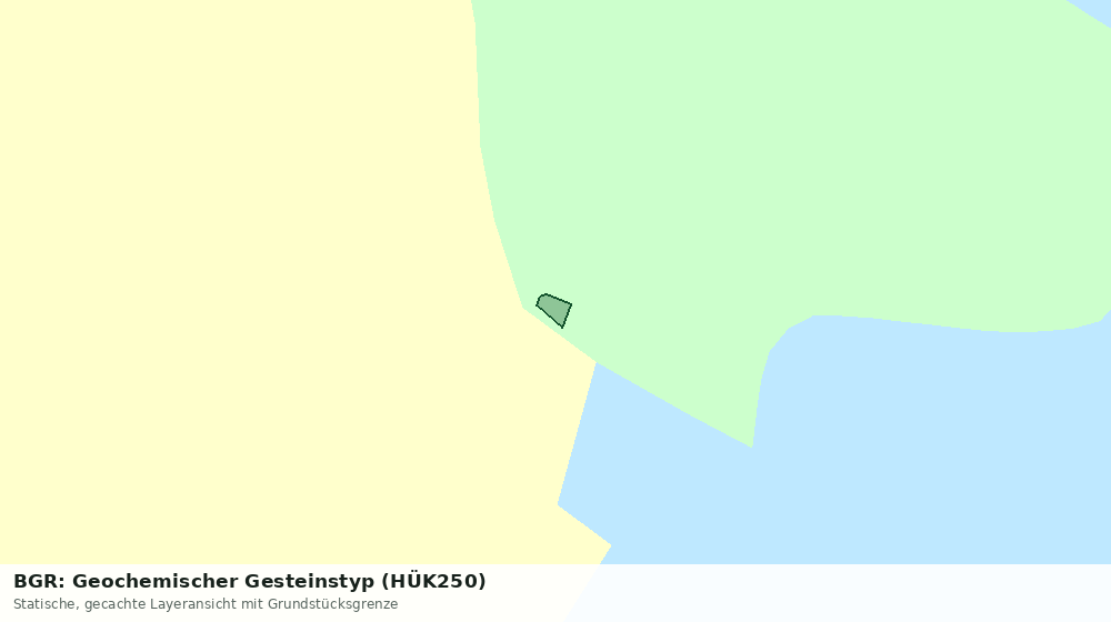 Statische Kartenansicht: BGR: Geochemischer Gesteinstyp (HÜK250)