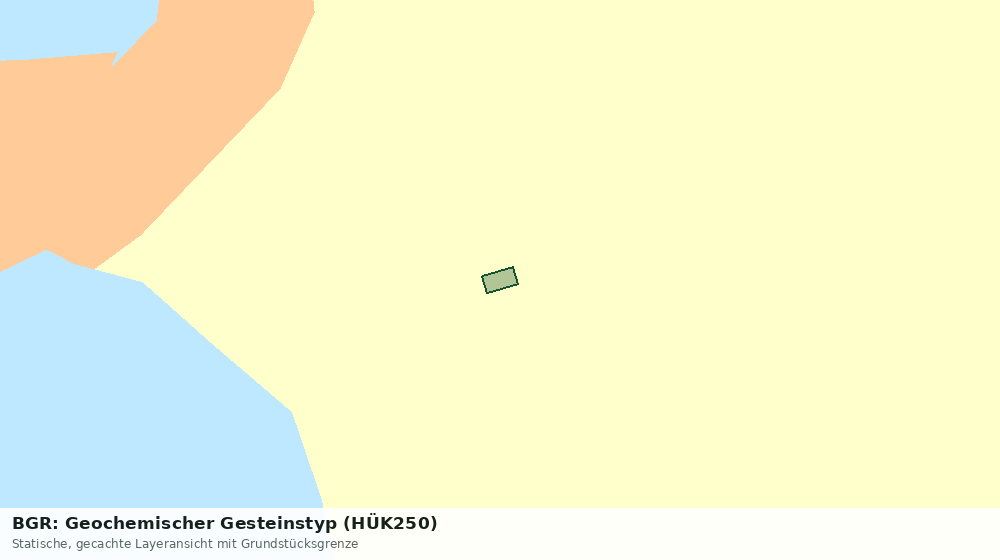 Statische Kartenansicht: BGR: Geochemischer Gesteinstyp (HÜK250)