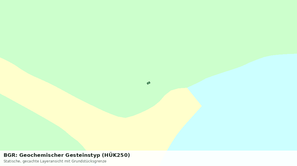 Statische Kartenansicht: BGR: Geochemischer Gesteinstyp (HÜK250)