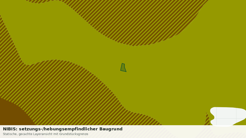 Statische Kartenansicht: NIBIS: setzungs-/hebungsempfindlicher Baugrund