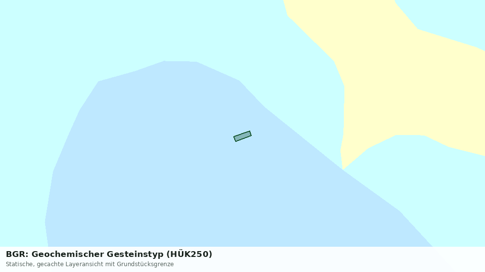 Statische Kartenansicht: BGR: Geochemischer Gesteinstyp (HÜK250)