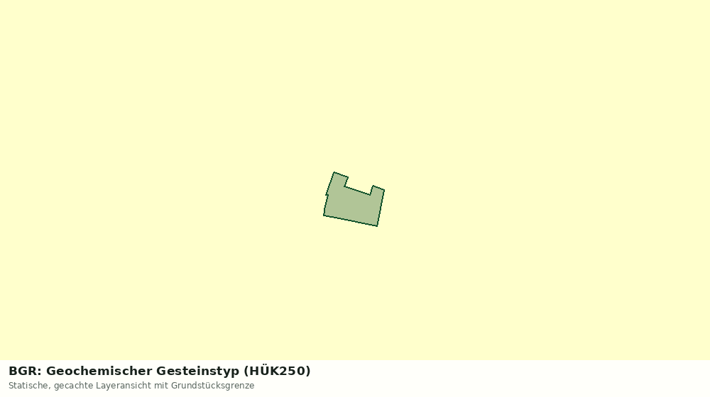 Statische Kartenansicht: BGR: Geochemischer Gesteinstyp (HÜK250)