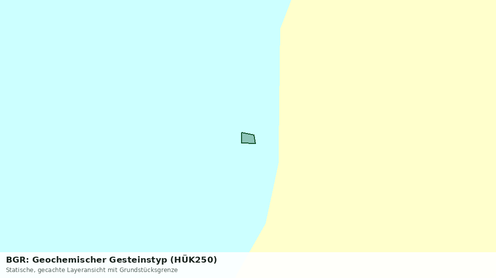 Statische Kartenansicht: BGR: Geochemischer Gesteinstyp (HÜK250)