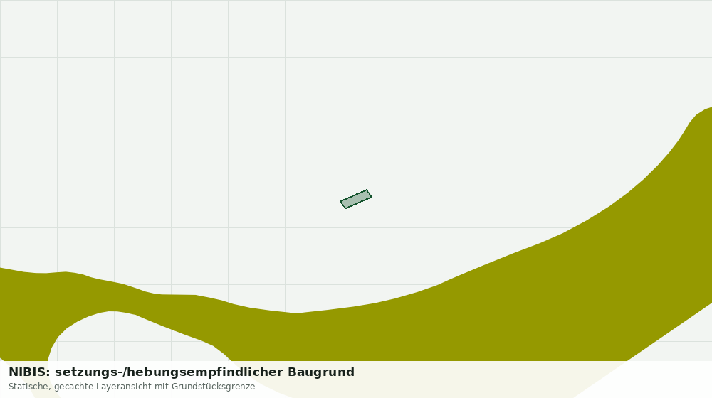Statische Kartenansicht: NIBIS: setzungs-/hebungsempfindlicher Baugrund