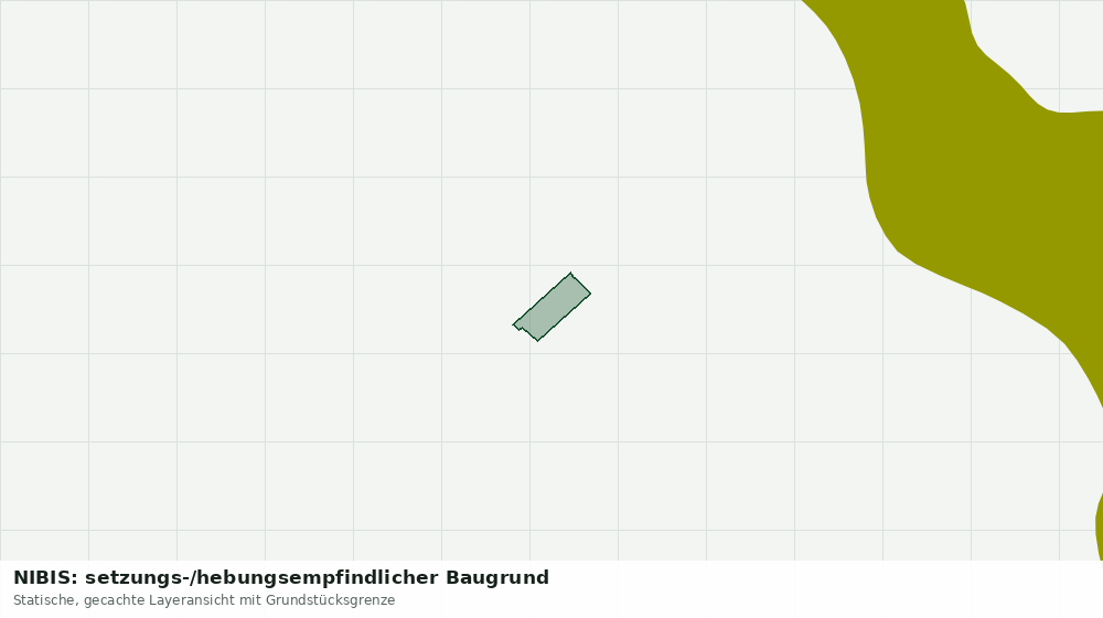 Statische Kartenansicht: NIBIS: setzungs-/hebungsempfindlicher Baugrund