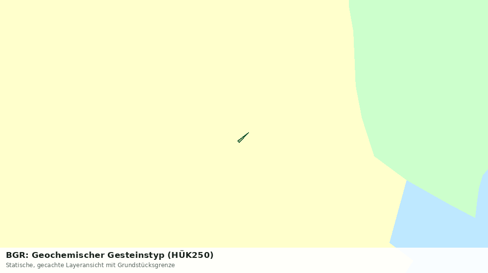 Statische Kartenansicht: BGR: Geochemischer Gesteinstyp (HÜK250)