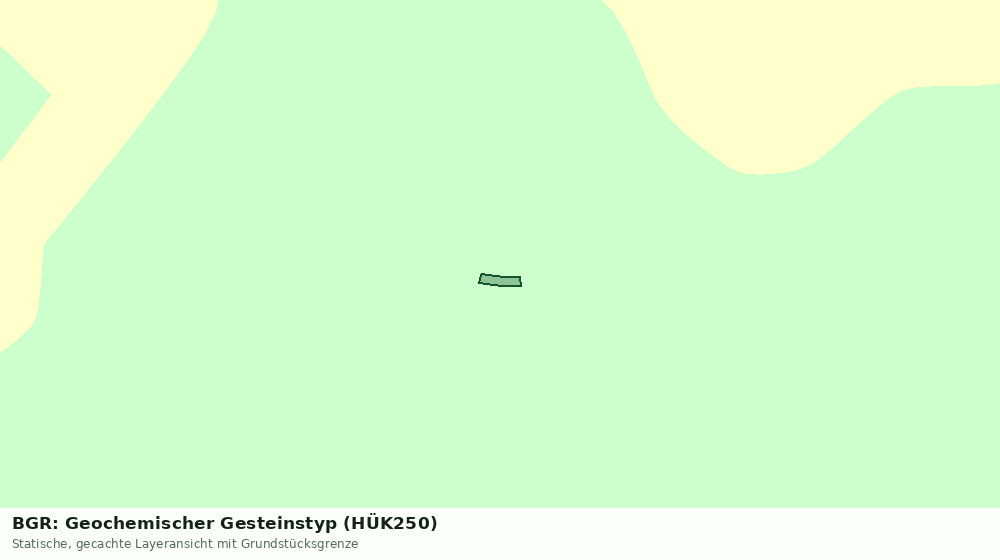 Statische Kartenansicht: BGR: Geochemischer Gesteinstyp (HÜK250)