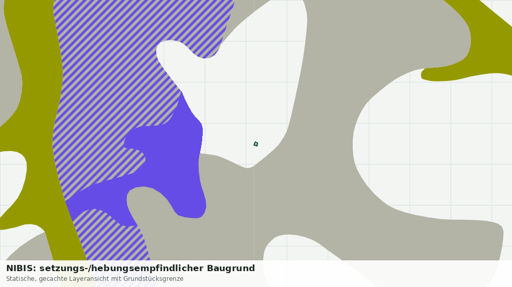Statische Kartenansicht: NIBIS: setzungs-/hebungsempfindlicher Baugrund