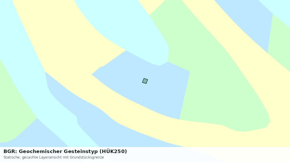 Statische Kartenansicht: BGR: Geochemischer Gesteinstyp (HÜK250)