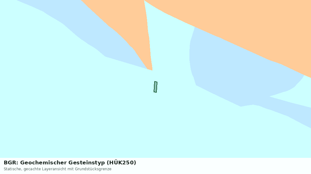 Statische Kartenansicht: BGR: Geochemischer Gesteinstyp (HÜK250)