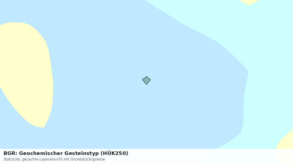 Statische Kartenansicht: BGR: Geochemischer Gesteinstyp (HÜK250)