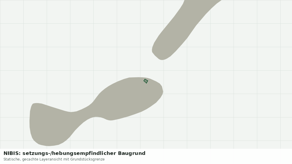 Statische Kartenansicht: NIBIS: setzungs-/hebungsempfindlicher Baugrund