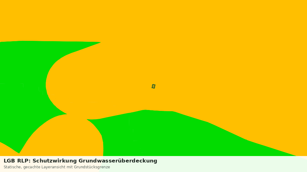 Statische Kartenansicht: LGB RLP: Schutzwirkung Grundwasserüberdeckung