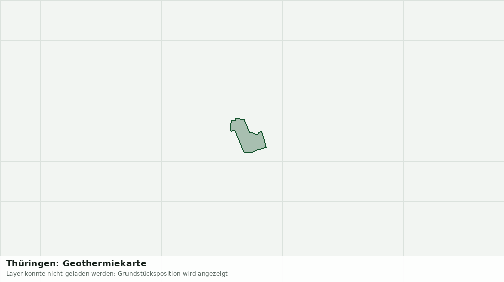 Statische Kartenansicht: Thüringen: Geothermiekarte