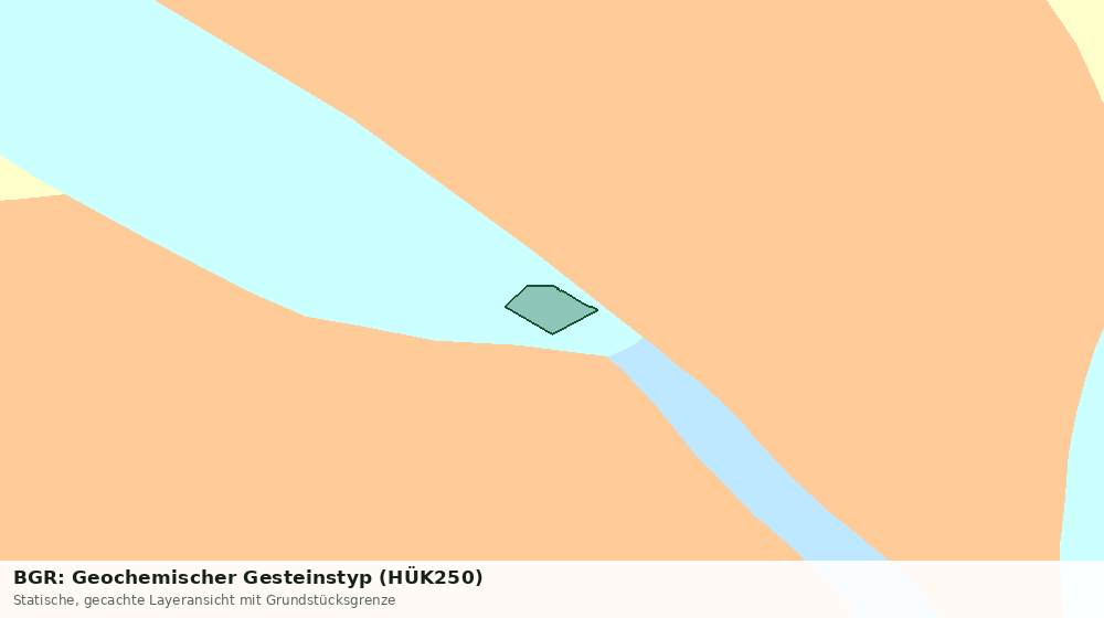 Statische Kartenansicht: BGR: Geochemischer Gesteinstyp (HÜK250)