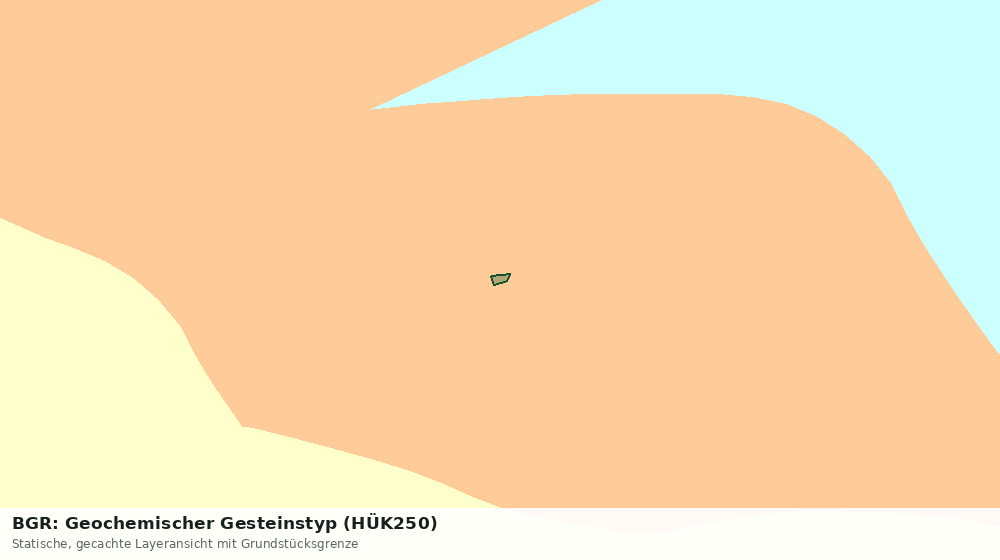 Statische Kartenansicht: BGR: Geochemischer Gesteinstyp (HÜK250)
