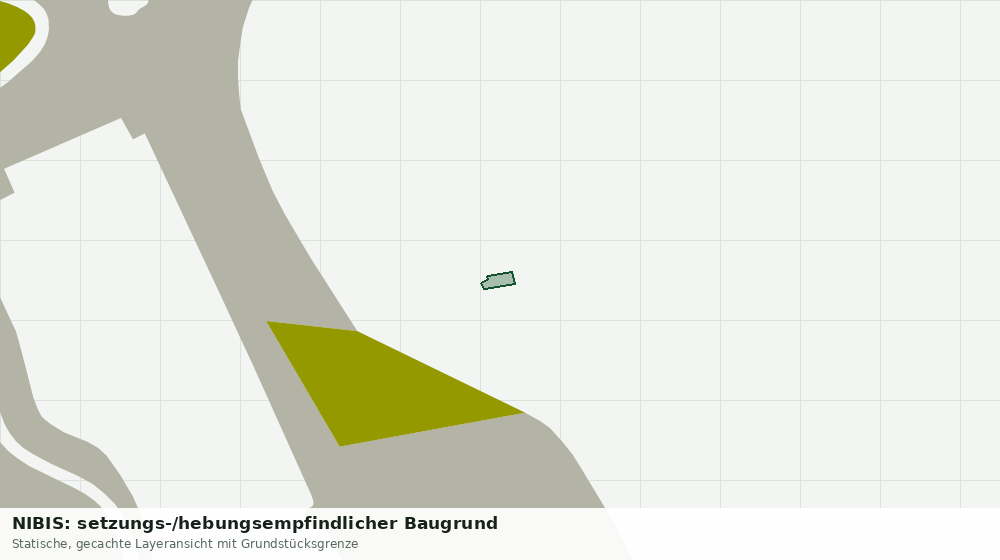Statische Kartenansicht: NIBIS: setzungs-/hebungsempfindlicher Baugrund