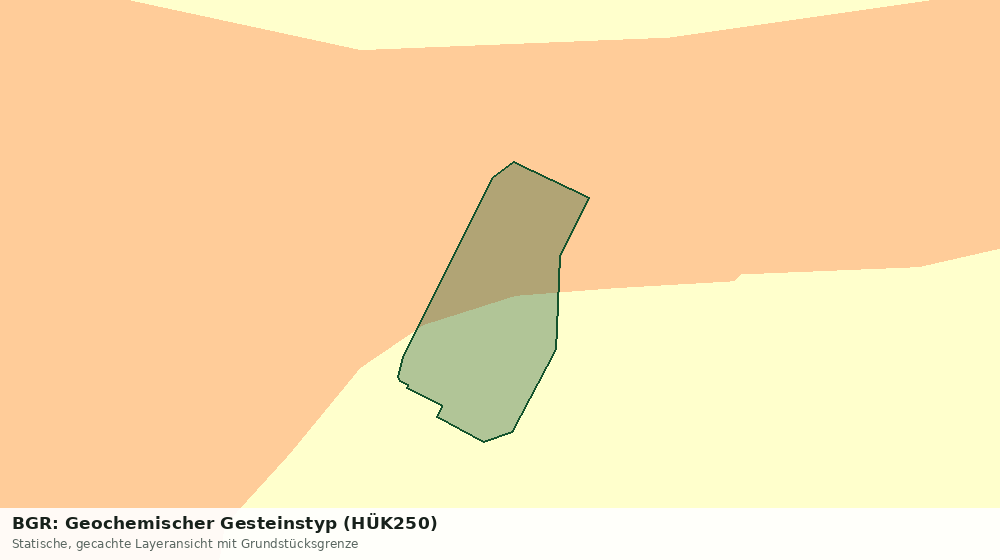 Statische Kartenansicht: BGR: Geochemischer Gesteinstyp (HÜK250)