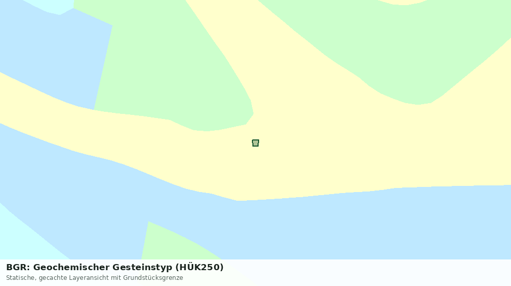 Statische Kartenansicht: BGR: Geochemischer Gesteinstyp (HÜK250)