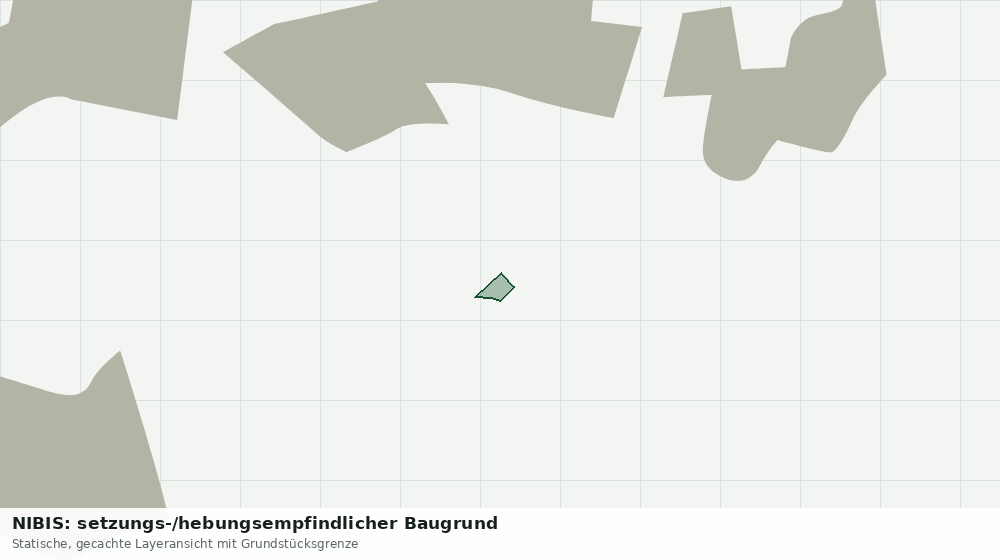 Statische Kartenansicht: NIBIS: setzungs-/hebungsempfindlicher Baugrund