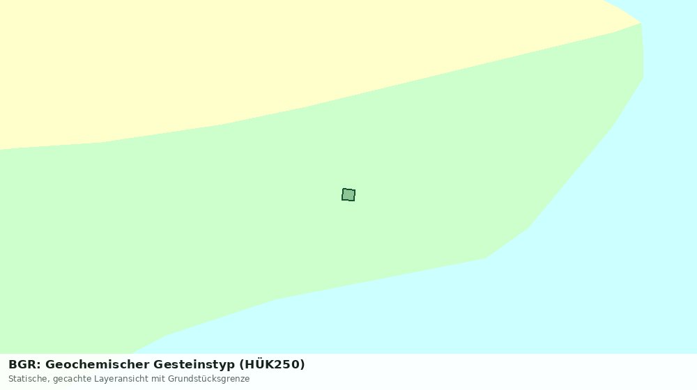 Statische Kartenansicht: BGR: Geochemischer Gesteinstyp (HÜK250)