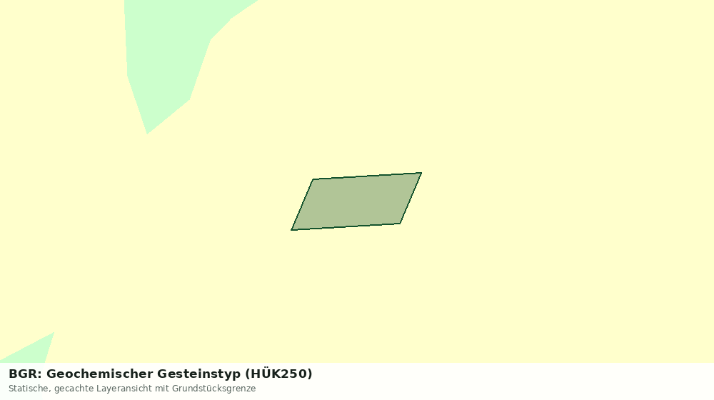 Statische Kartenansicht: BGR: Geochemischer Gesteinstyp (HÜK250)