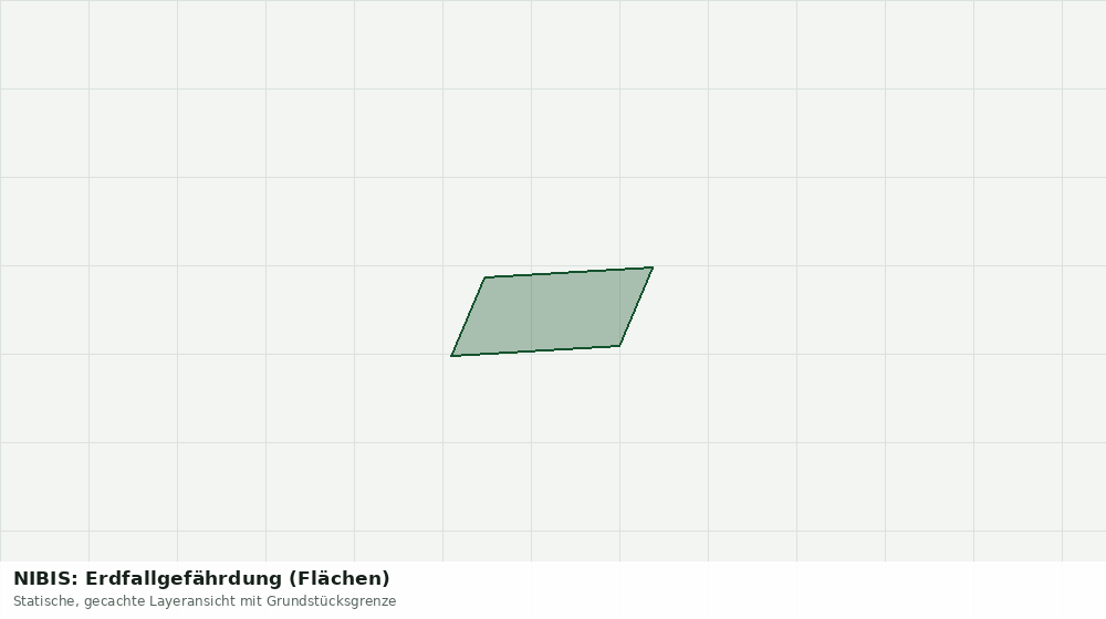Statische Kartenansicht: NIBIS: Erdfallgefährdung (Flächen)
