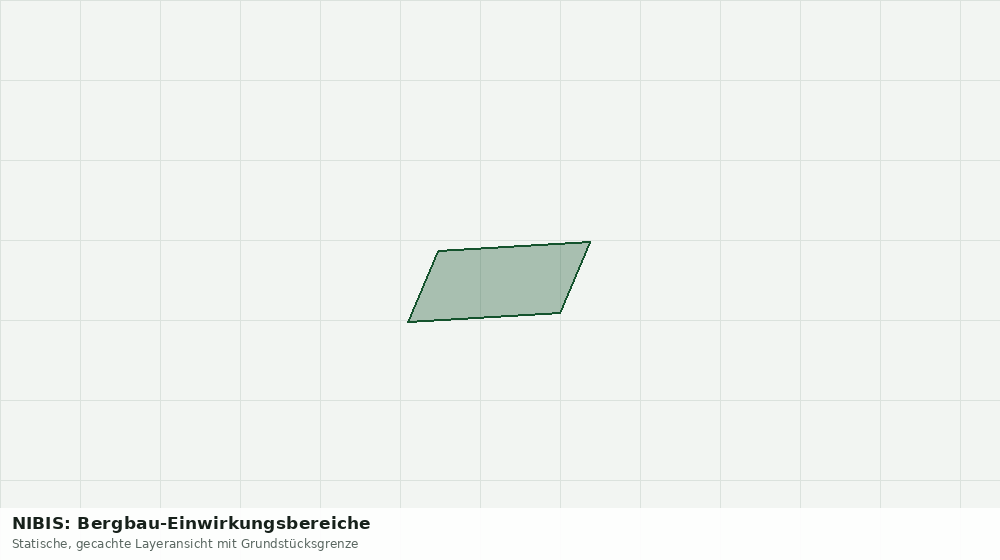 Statische Kartenansicht: NIBIS: Bergbau-Einwirkungsbereiche