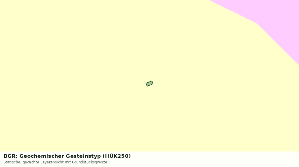 Statische Kartenansicht: BGR: Geochemischer Gesteinstyp (HÜK250)