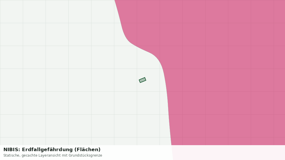 Statische Kartenansicht: NIBIS: Erdfallgefährdung (Flächen)