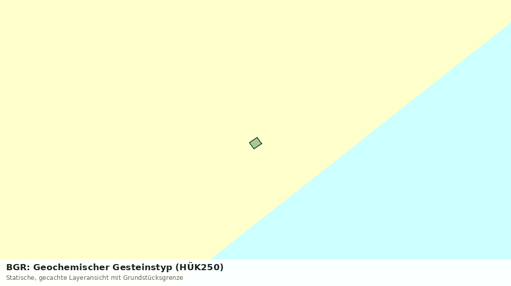 Statische Kartenansicht: BGR: Geochemischer Gesteinstyp (HÜK250)