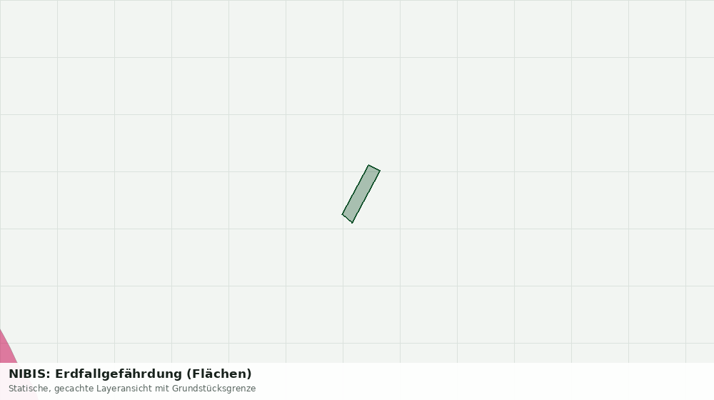Statische Kartenansicht: NIBIS: Erdfallgefährdung (Flächen)