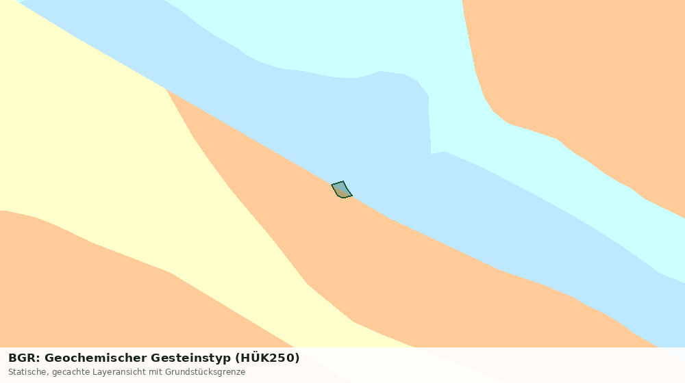 Statische Kartenansicht: BGR: Geochemischer Gesteinstyp (HÜK250)