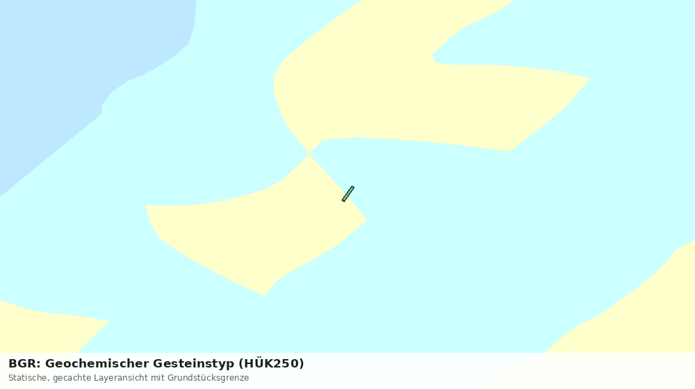 Statische Kartenansicht: BGR: Geochemischer Gesteinstyp (HÜK250)