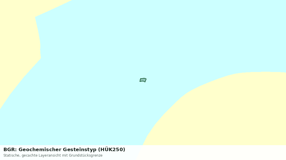 Statische Kartenansicht: BGR: Geochemischer Gesteinstyp (HÜK250)
