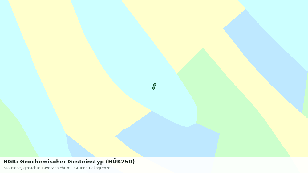 Statische Kartenansicht: BGR: Geochemischer Gesteinstyp (HÜK250)