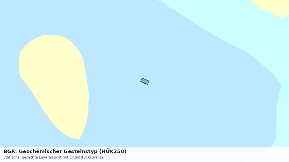 Statische Kartenansicht: BGR: Geochemischer Gesteinstyp (HÜK250)