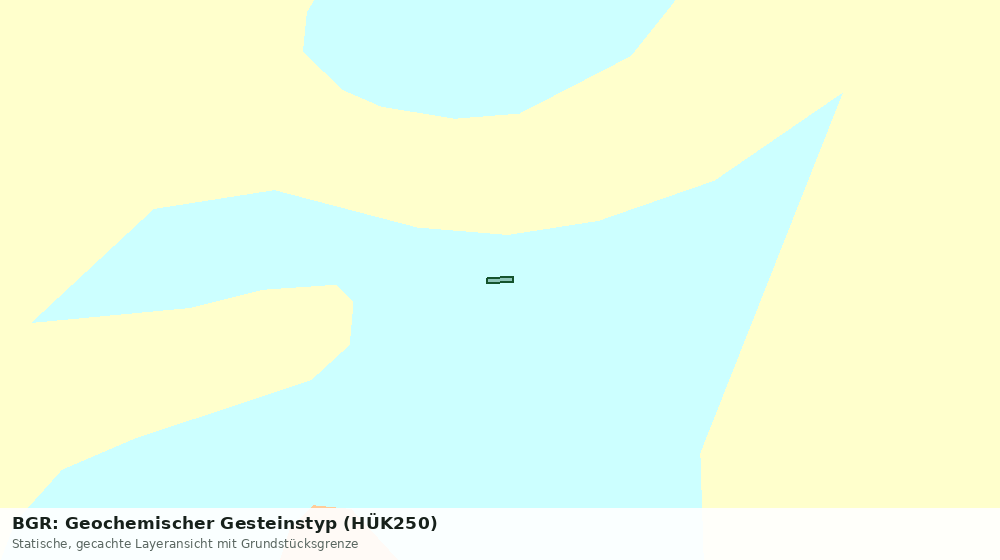 Statische Kartenansicht: BGR: Geochemischer Gesteinstyp (HÜK250)