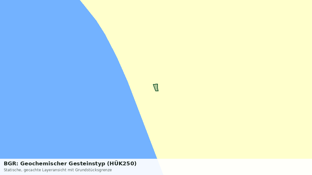 Statische Kartenansicht: BGR: Geochemischer Gesteinstyp (HÜK250)