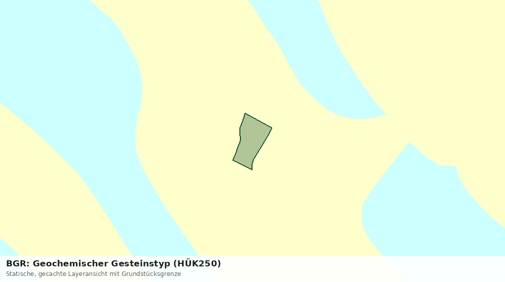 Statische Kartenansicht: BGR: Geochemischer Gesteinstyp (HÜK250)