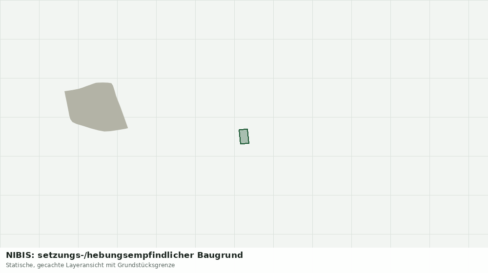 Statische Kartenansicht: NIBIS: setzungs-/hebungsempfindlicher Baugrund