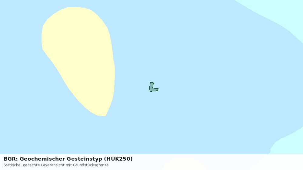 Statische Kartenansicht: BGR: Geochemischer Gesteinstyp (HÜK250)