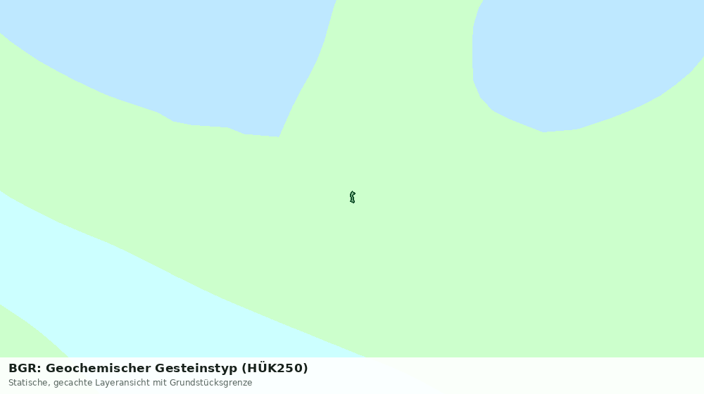 Statische Kartenansicht: BGR: Geochemischer Gesteinstyp (HÜK250)