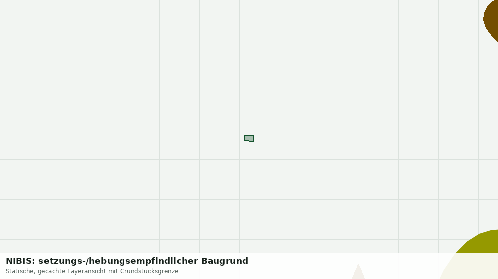 Statische Kartenansicht: NIBIS: setzungs-/hebungsempfindlicher Baugrund