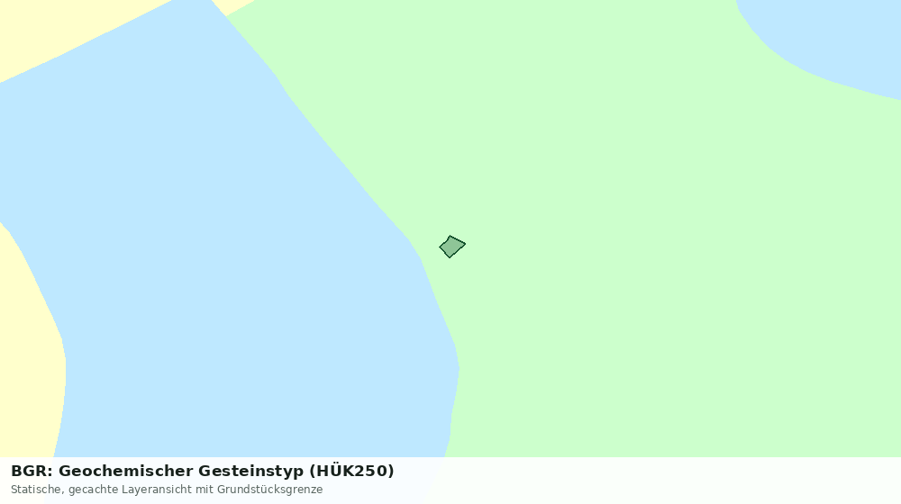 Statische Kartenansicht: BGR: Geochemischer Gesteinstyp (HÜK250)