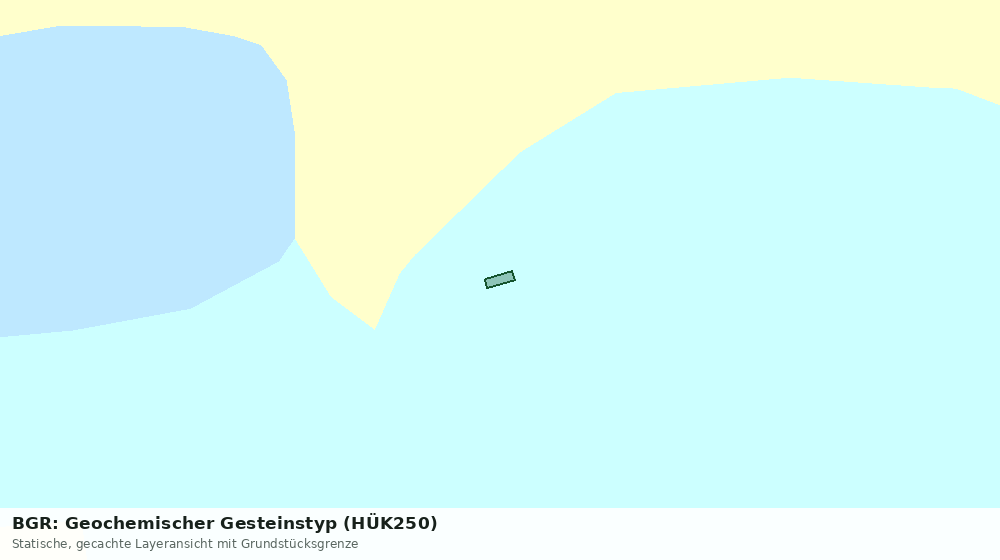 Statische Kartenansicht: BGR: Geochemischer Gesteinstyp (HÜK250)