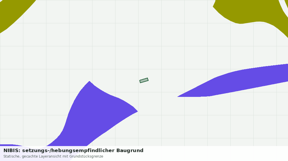 Statische Kartenansicht: NIBIS: setzungs-/hebungsempfindlicher Baugrund