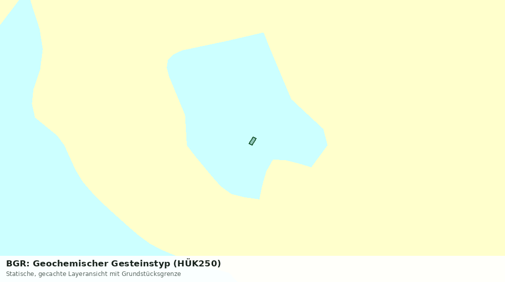 Statische Kartenansicht: BGR: Geochemischer Gesteinstyp (HÜK250)
