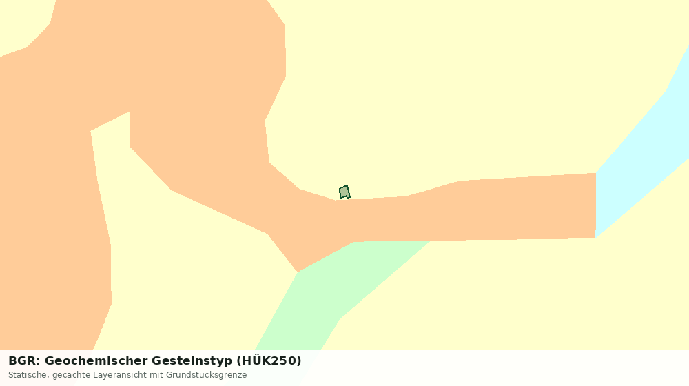 Statische Kartenansicht: BGR: Geochemischer Gesteinstyp (HÜK250)
