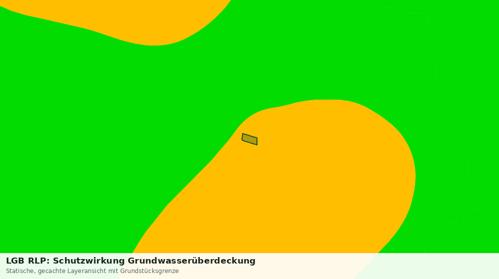 Statische Kartenansicht: LGB RLP: Schutzwirkung Grundwasserüberdeckung